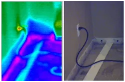 Thermal moisture detection equipment